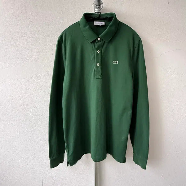 [BUNJANG] Lacoste Long Sleeve T-Shirt (Size M) / [M] 라코스테 긴팔 티셔츠