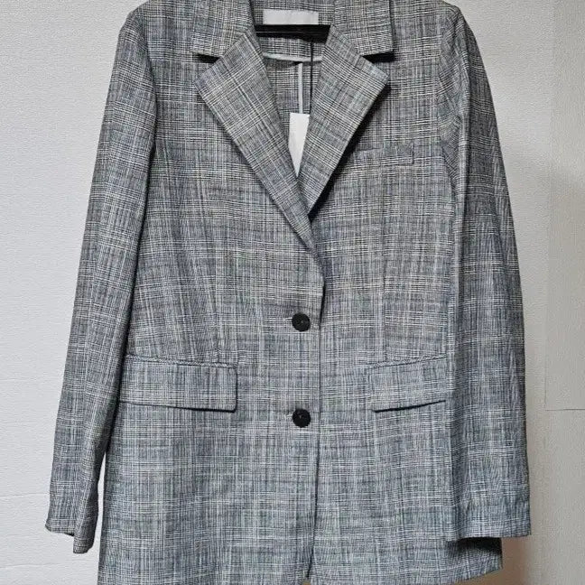 [BUNJANG] VOV Check Jacket Spring/Autumn Women's 55 / VOV 체크 자켓 여55 미착용 춘추
