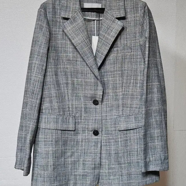 [BUNJANG] VOV Check Jacket Spring/Autumn Women's 55 / VOV 체크 자켓 여55 미착용 춘추