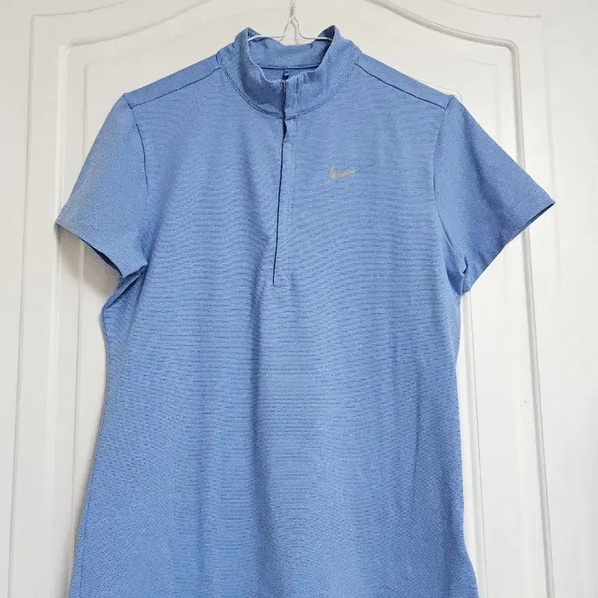 [BUNJANG] Nike Golf Dri-FIT Hidden Zipper Short Sleeve Polo Shirt / 나이키골프 새거수준 히든지퍼 폴로티셔츠 반팔티 드라이핏 골프티셔츠 운동복