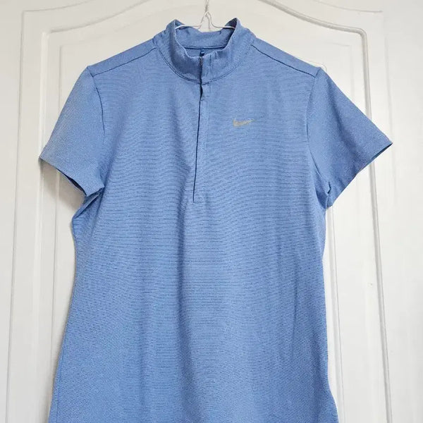 [BUNJANG] Nike Golf Dri-FIT Hidden Zipper Short Sleeve Polo Shirt / 나이키골프 새거수준 히든지퍼 폴로티셔츠 반팔티 드라이핏 골프티셔츠 운동복