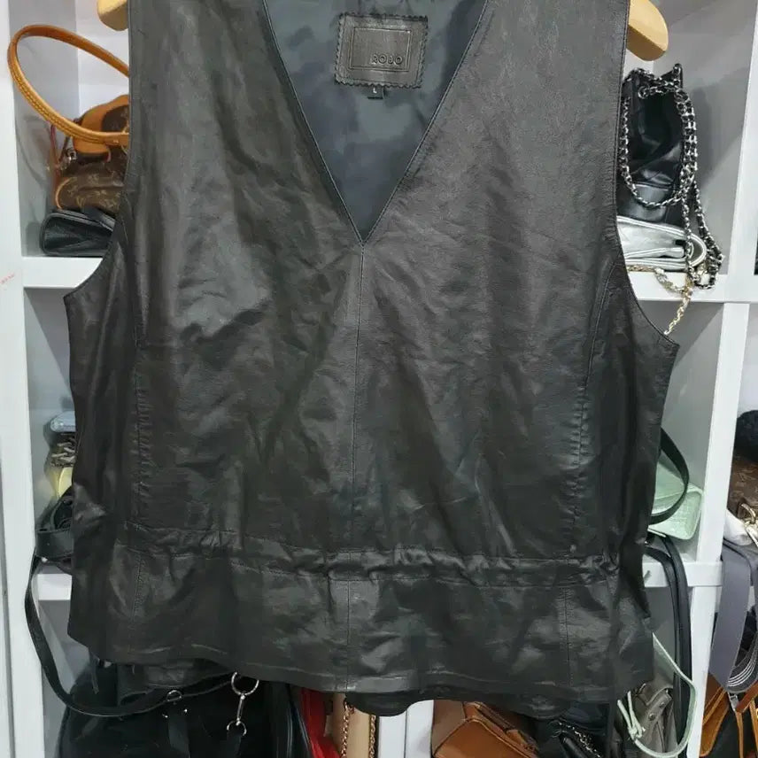 [BUNJANG] Rovo Lambskin Vest Women's L / 로보 양가죽 조끼 L 여성