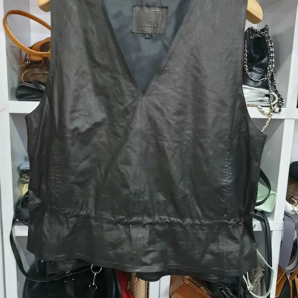 [BUNJANG] Rovo Lambskin Vest Women's L / 로보 양가죽 조끼 L 여성
