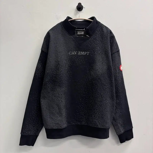 [BUNJANG] CAVEMPT Crewneck Sweatshirt Black / 카브엠트 CAV EMPT 크루넥 맨투맨 블랙