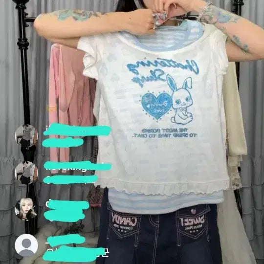 [BUNJANG] Mezzo Piano Mermaid Midi Denim Skirt / 아케호무 메조피아노 머메이드스커트 미디스커트 빈티지 데님스커트 청치마