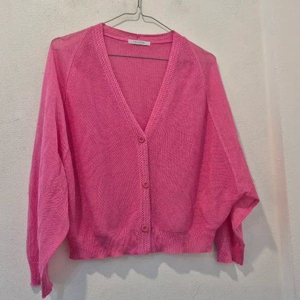 [BUNJANG] Pink Cardigan / 핑크색 가디건 가43
