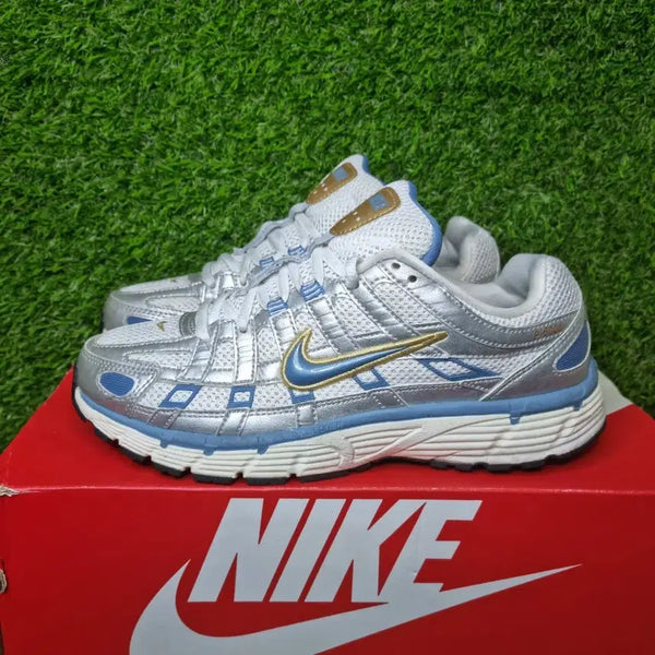 [BUNJANG] Nike P-6000 Sneakers Silver Gold Light Blue (US 7) / 나이키 P-6000 운동화 (250)