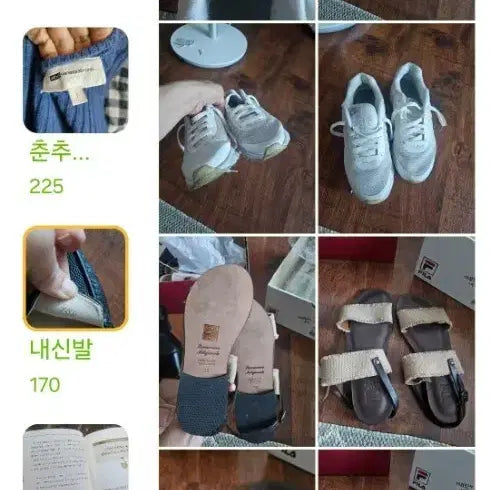[BUNJANG] DKNY Black Leather Platform Sandals / dkny 베어파우 육스 이태리샌들 나이키