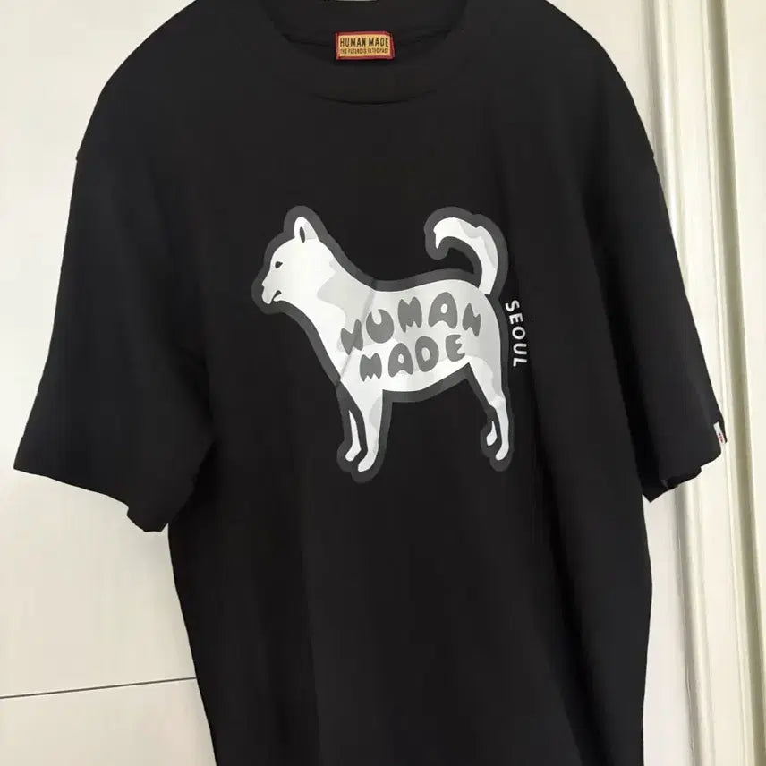[BUNJANG] Human Made Seoul T-Shirt Black / 휴먼메이드 서울 반팔