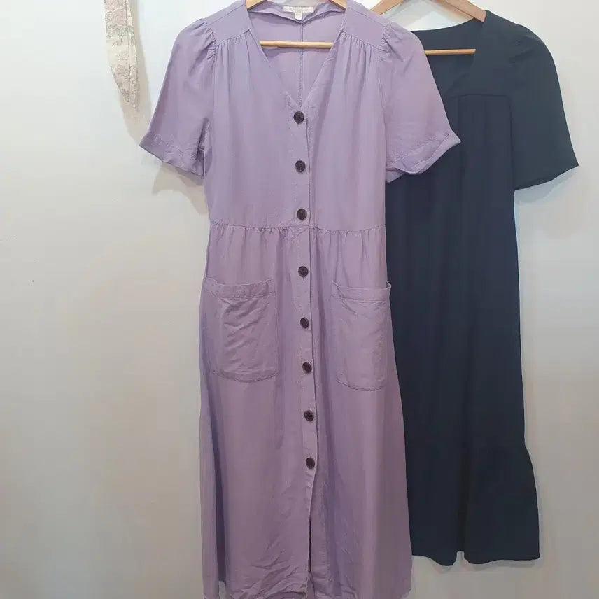 [BUNJANG] Plastic Island Purple Dress / 플라스틱 아일랜드 퍼플 원피스