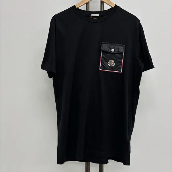 [BUNJANG] Moncler Wappen Patch Pocket T-Shirt - Black (M) / [M]몽클레어 와펜패치 포켓 반팔티