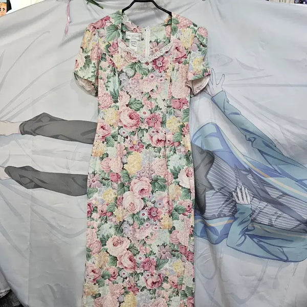 [BUNJANG] American Vintage Floral Long Dress / 거니섹  미국 빈티지  플로럴  원피스