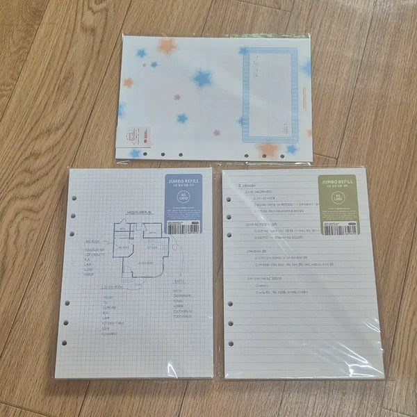 [BUNJANG] Abubble Crush & Wanderlust A5 6-Hole Binder Refills / A5 6공 속지 어버블크러쉬 워너디스