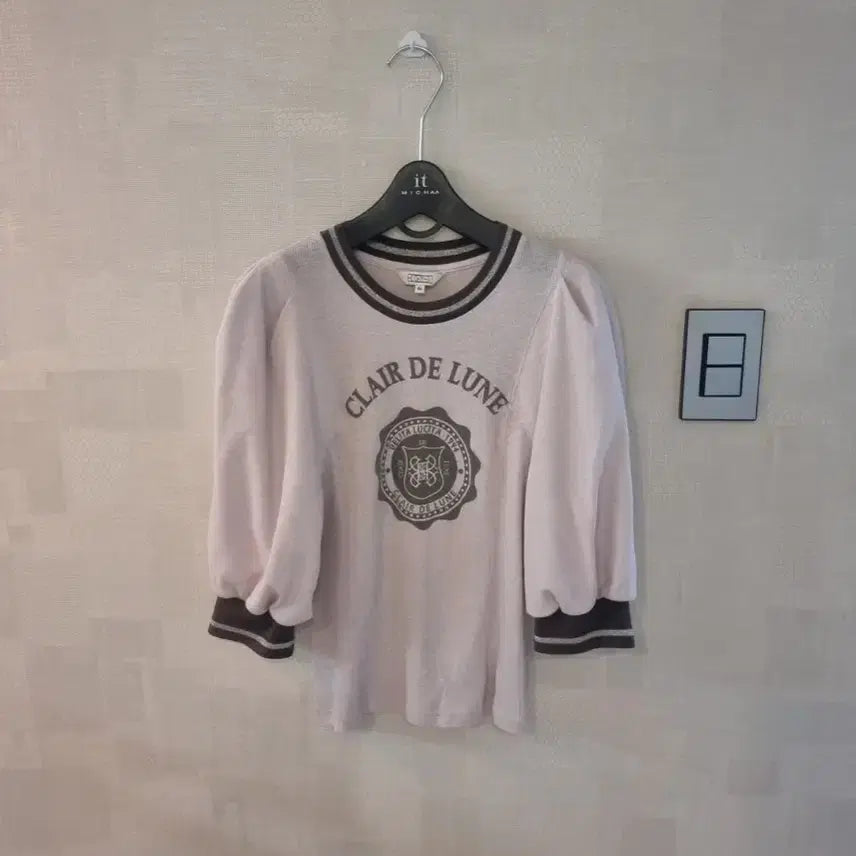 [BUNJANG] Claire de Lune Lavender Puff Sleeve Summer Knit / 퍼프소매 여름니트 66