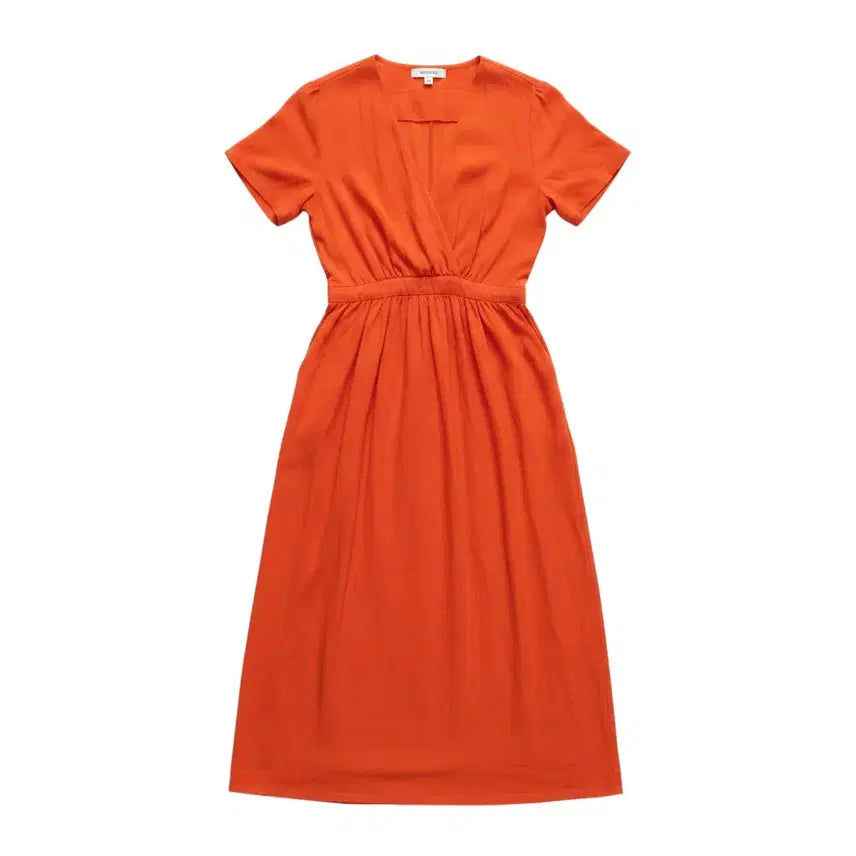 [BUNJANG] L'Oréal Orange Short Sleeve Comfortable Dress / 여성F/ 로레알 오렌지 반팔 편안 원피스 21-11
