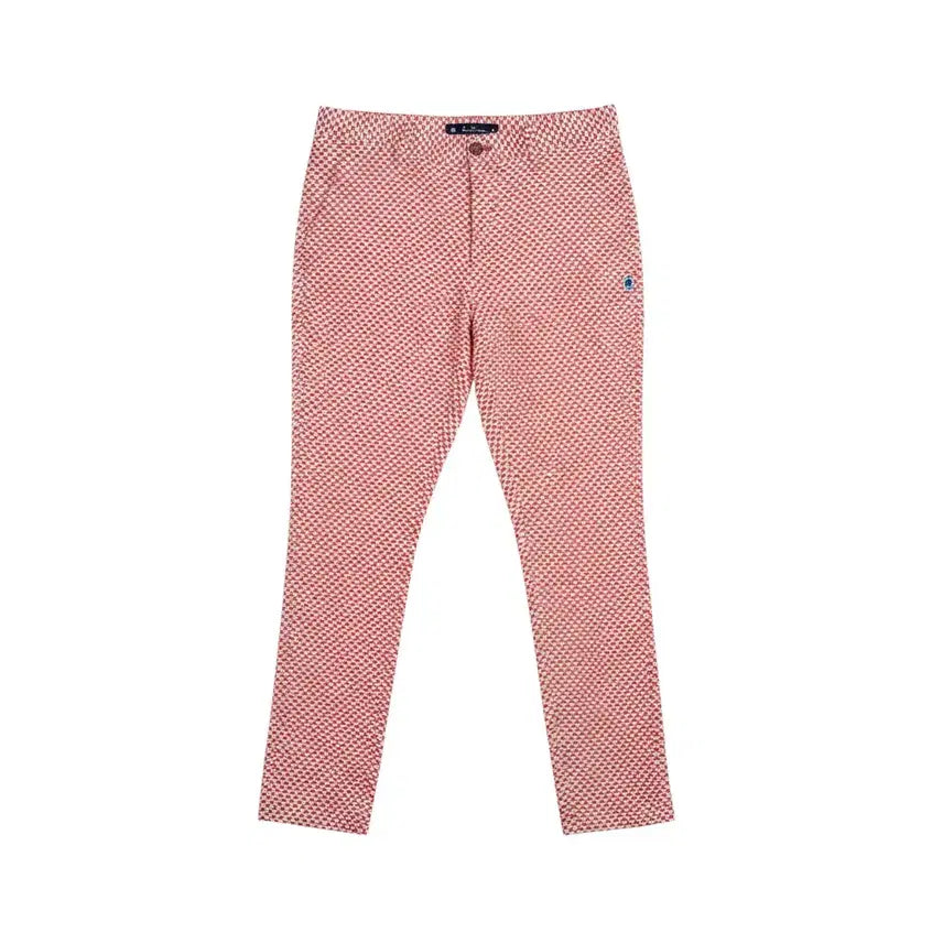 [BUNJANG] Waide Angle Golf Pattern Pants / 남성84/ 와이드앵글 골프 패턴 팬츠 바지 OR