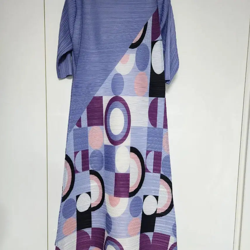 [BUNJANG] Wrinkled Fabric Long Dress / 주름옷 롱원피스