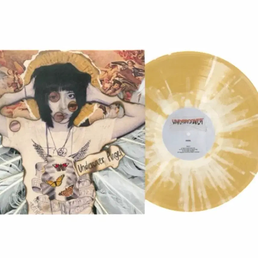 [BUNJANG] Swervy 1st Album Undercover Angel LP Gold & White Splatter Vinyl / 스월비 정규 1집 언더커버 앤젤 LP 골드 & 화이트 스플래터