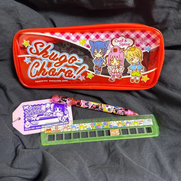 [BUNJANG] Character Transformation Mechanical Pencil Case / 캐캐체 고전문구 필통
