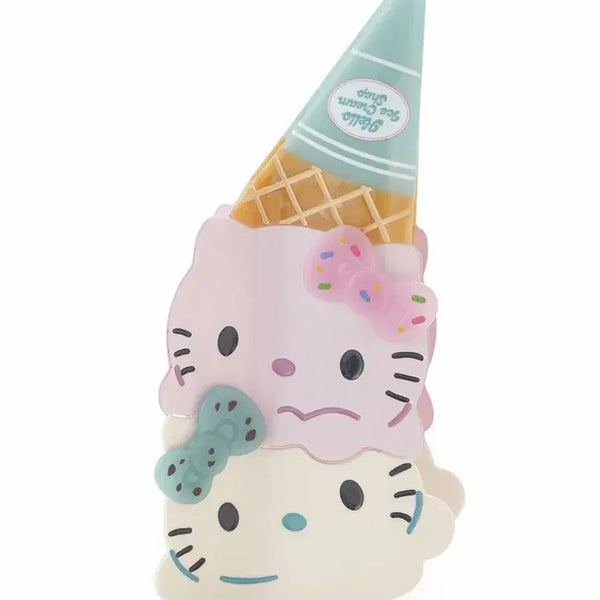 [BUNJANG] Sanrio House Kitty Ice Cream Hair Clip Pink / 이번주 할인) 산리오 하우스 키티 아이스크림 헤어 클립 핑크 미개봉