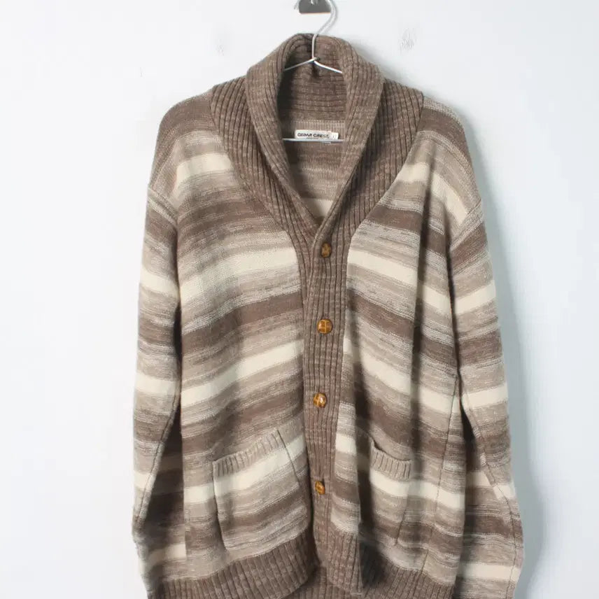[BUNJANG] CEFAR CREST Men's Wool Blend Cardigan XL / 데니아 맨즈 울혼방 가디건 [MAN XL]