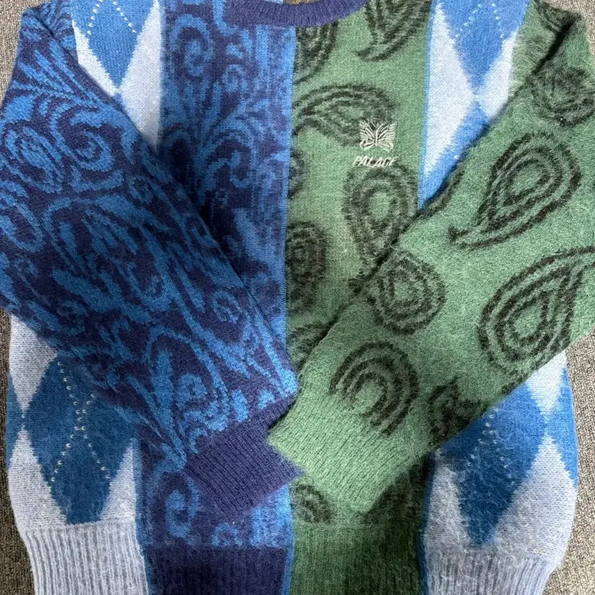 [BUNJANG] Palace x Needles Knit Sweater / 팔라스x니들스 니트