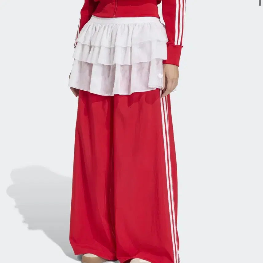 [BUNJANG] Adidas Adilean Firebird Track Pants - Red / 아디다스 레이스 아딜레늄 파이어버드 트랙 팬츠 - 레드 / KS1430