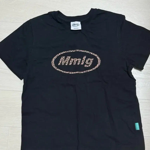 [BUNJANG] Mmlg Leopard Print Short Sleeve T-Shirt / Mmlg 레오파드 반팔티