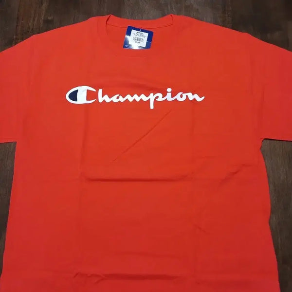[BUNJANG] Champion Red/Green T-Shirt / 챔피온 레드/그린 반팔티 M,L