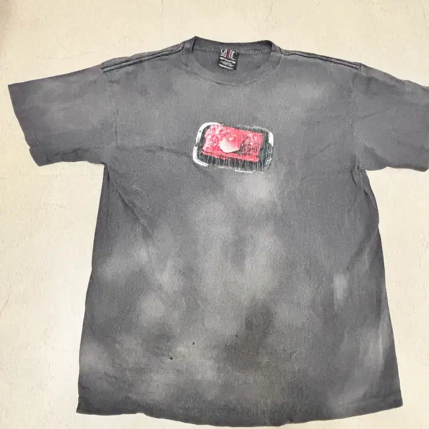 [BUNJANG] Saint Michael Bape Fight Club Short Sleeve T-Shirt / 세인트 미카엘 베이프 파이트 클럽 반팔