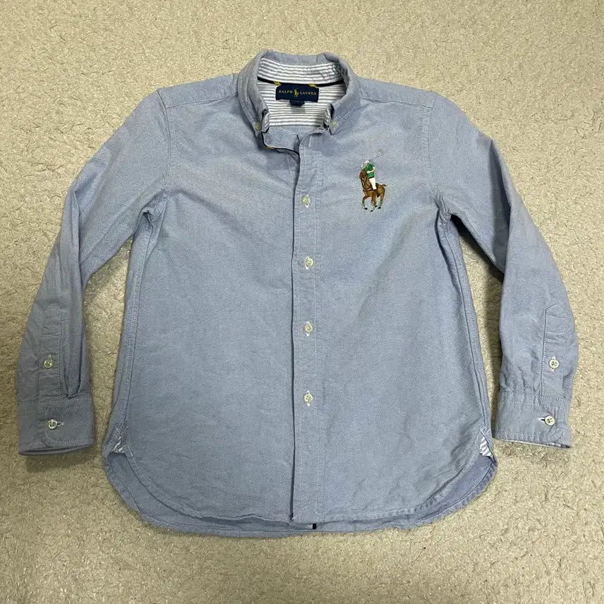 [BUNJANG] Polo Ralph Lauren Kids Big Pony Shirt Size 7 / 폴로 랄프로렌 키즈 아동 빅포니 셔츠 7