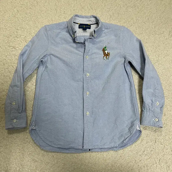 [BUNJANG] Polo Ralph Lauren Kids Big Pony Shirt Size 7 / 폴로 랄프로렌 키즈 아동 빅포니 셔츠 7