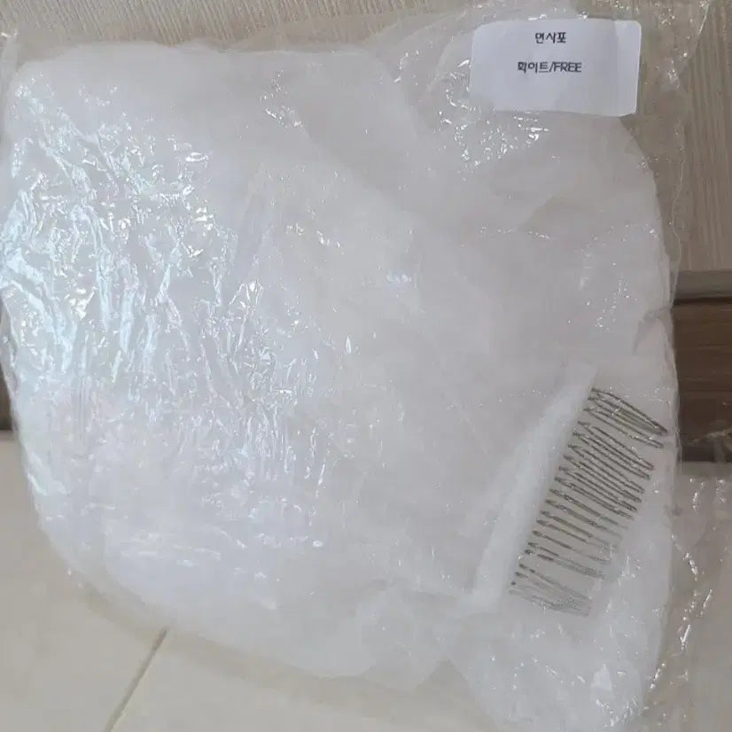 [BUNJANG] Wedding Veil White Free Size New Arrival / 웨딩 쵤영 베일 면사포 화이트 FREE 새상품