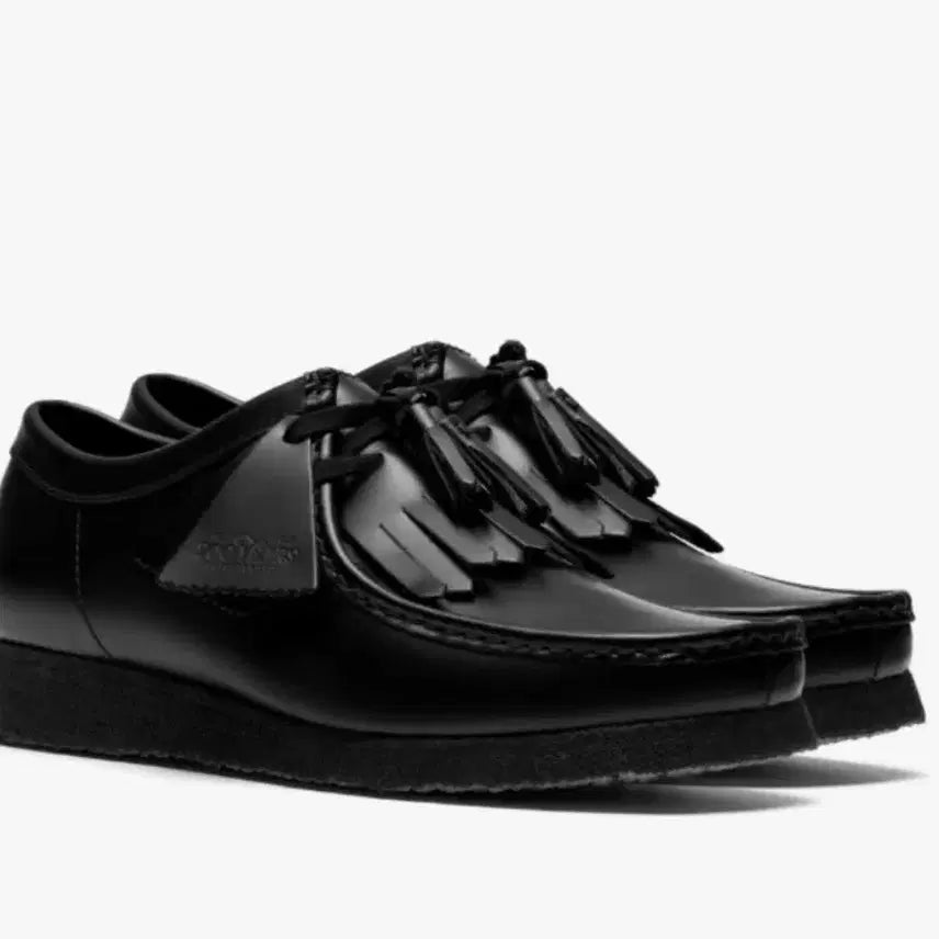 [BUNJANG] Clarks Wallabee High Shine Leather Shoes / 클락스 왈라비 블랙 하이샤인 레더