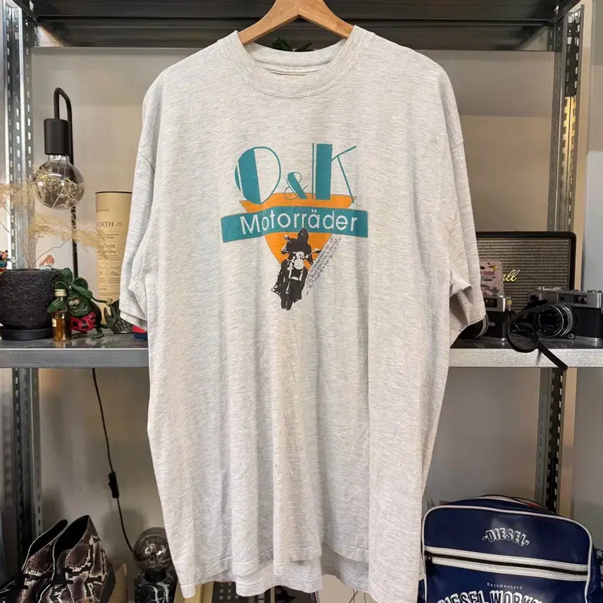 [BUNJANG] O&K German Mechanical Engineering Company Melange Jersey Base XXL / O&K 독일 기계 공학 회사 멜라지 저지스 베이스 XXL