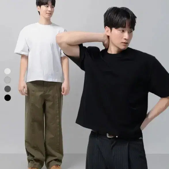 [BUNJANG] XOXO Cotton Crop T-Shirt Black XL / 새상품, XL) 엑스오엑스 코튼 크롭 티셔츠 블랙