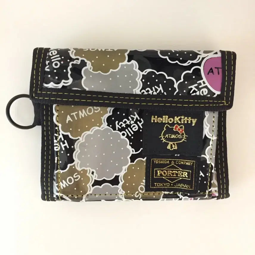 [BUNJANG] PORTER x ATMOS x HELLO KITTY Collaboration Bifold Wallet / PORTER x ATMOS x HELLO KITTY 반지갑