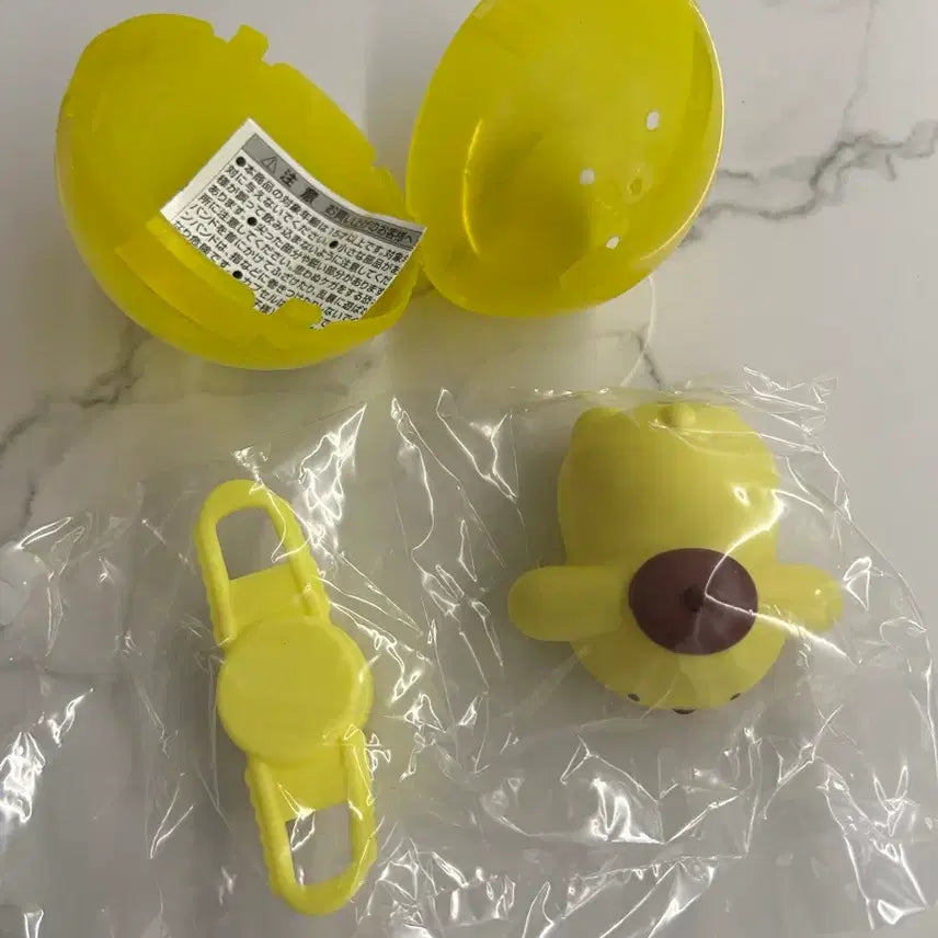 [BUNJANG] Official Sanrio Pompompurin Sofubi Marking Band Gacha (Sealed) / [미개봉 새상품] 공식 산리오 소프비 폼폼푸린 메지루시 마킹 밴드 가챠