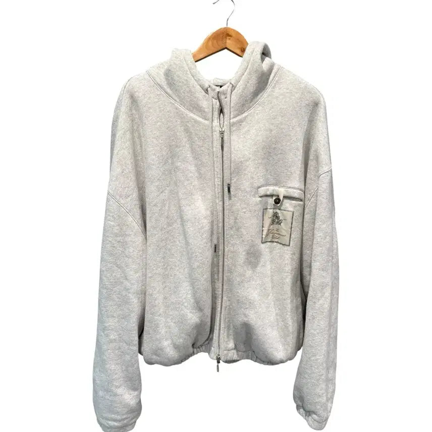 [BUNJANG] Jacquemus Back Logo Cotton Hoodie Zip-Up - Size L / L / 자크뮈스 백로고 코튼 후드 집업