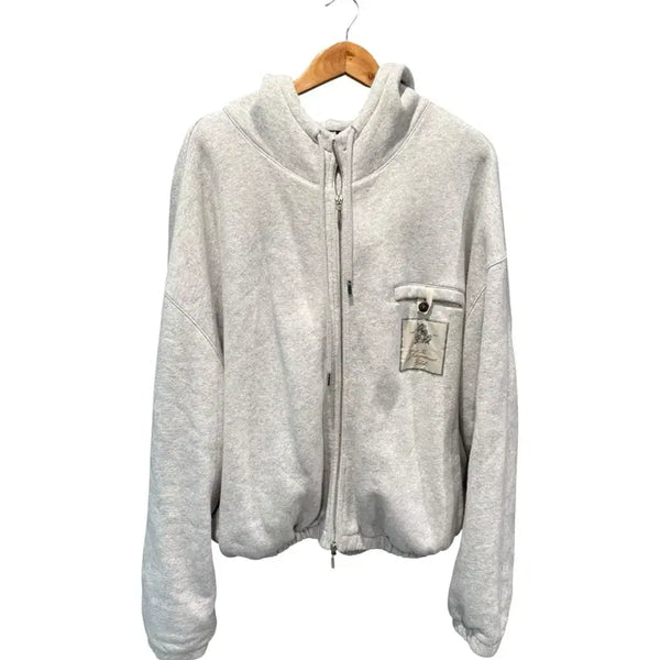 [BUNJANG] Jacquemus Back Logo Cotton Hoodie Zip-Up - Size L / L / 자크뮈스 백로고 코튼 후드 집업
