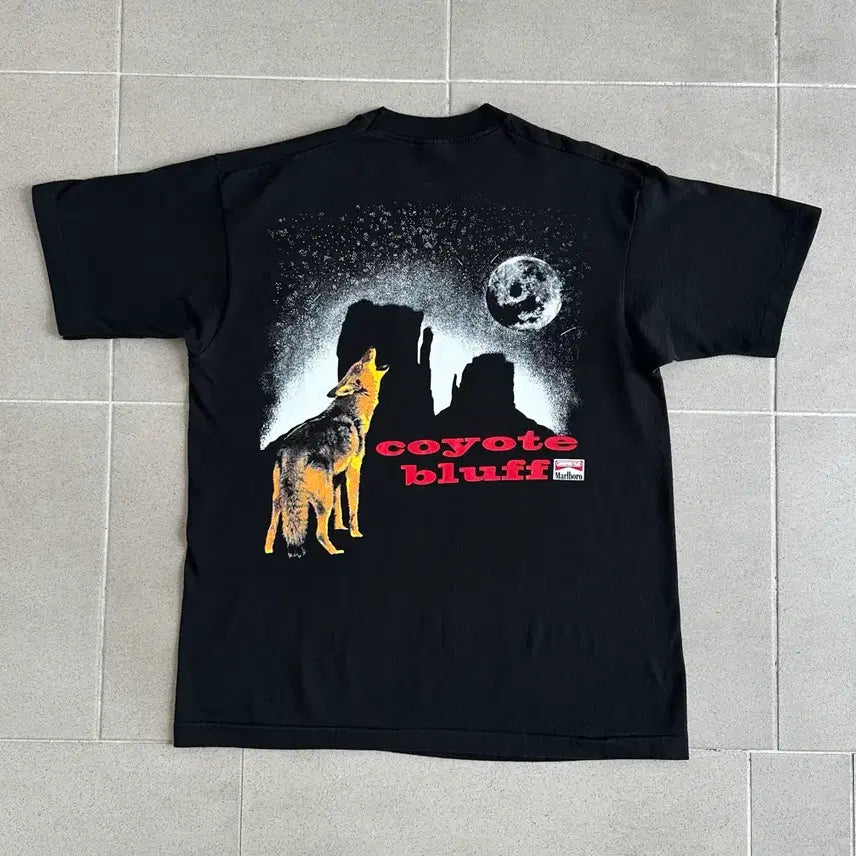 [BUNJANG] 90s Vintage Marlboro Coyote T-Shirt XL / 90s 빈티지 말보로 코요테 티셔츠 XL