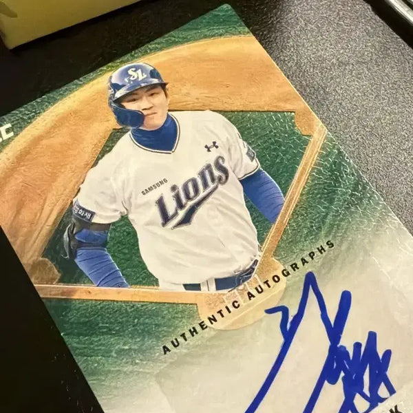 [BUNJANG] 2026 KBO League Gu Ja-wook Autographed Baseball Card / 2026 KBO 카드 구자욱 친필 사인 오토 카드