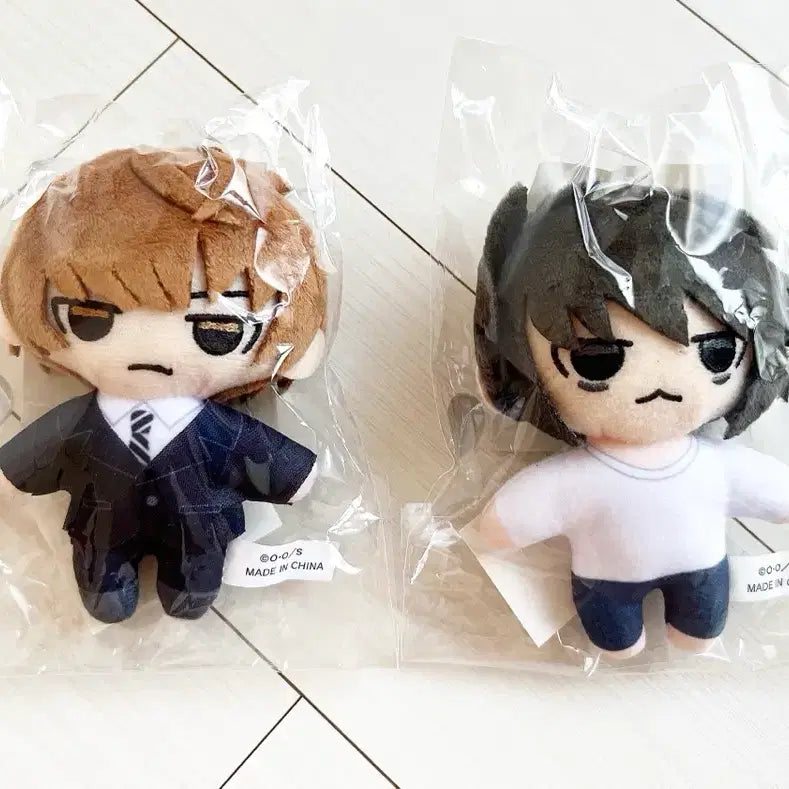 [BUNJANG] Death Note Original Art Exhibition L & Light Plush Set / 본문) 데스노트 원화전 - 라이토 L 엘 인형 세트