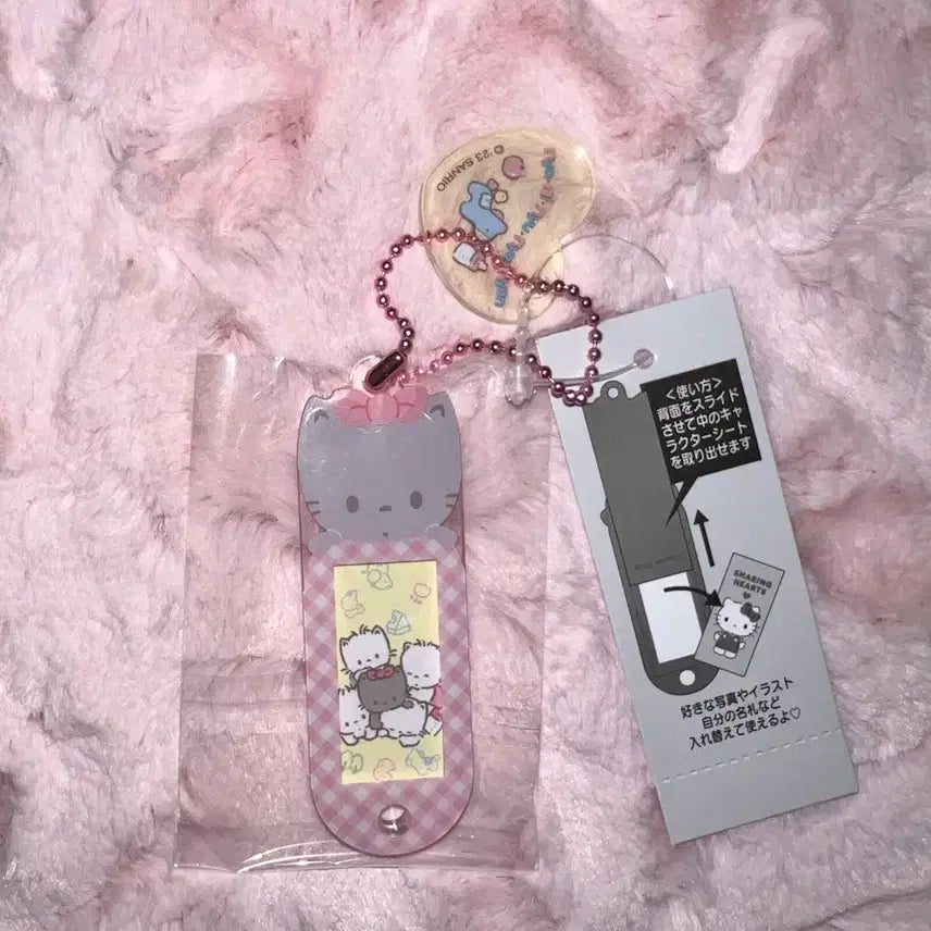 [BUNJANG] NyaNyuNyeNyo Nameplate Name Tag Keychain / 냐니뉴녜뇽 네임 플레이트 네임택 키링 산리오