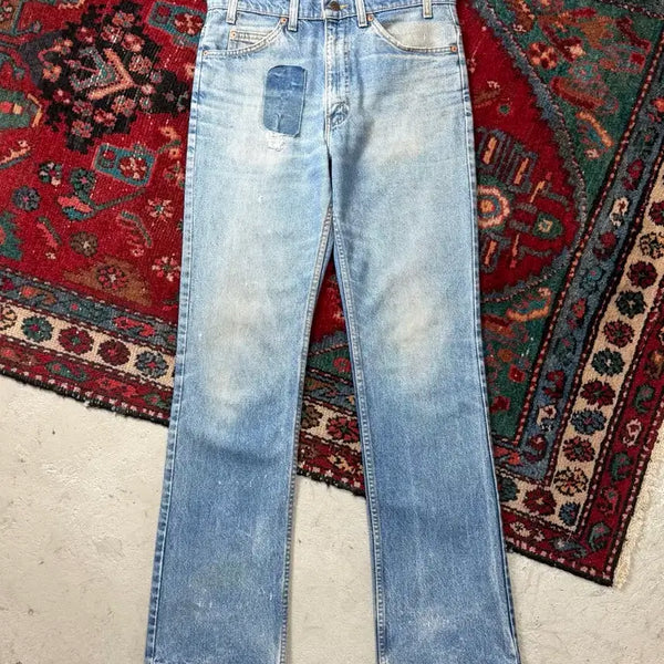 [BUNJANG] Levi's 517 Orange Tab Boot Cut Denim Jeans 32x34 / [32] 90's USA 빈티지 리바이스 517 오렌지탭 부츠컷 연청