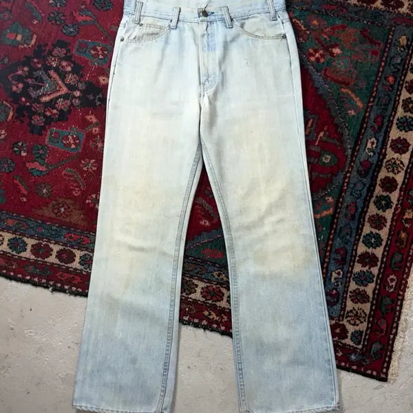 [BUNJANG] 80s USA Levi's 517 Orange Tab Boot Cut Denim Jeans / [34]80's USA 빈티지 리바이스 517 오렌지탭 부츠컷 체인스티치