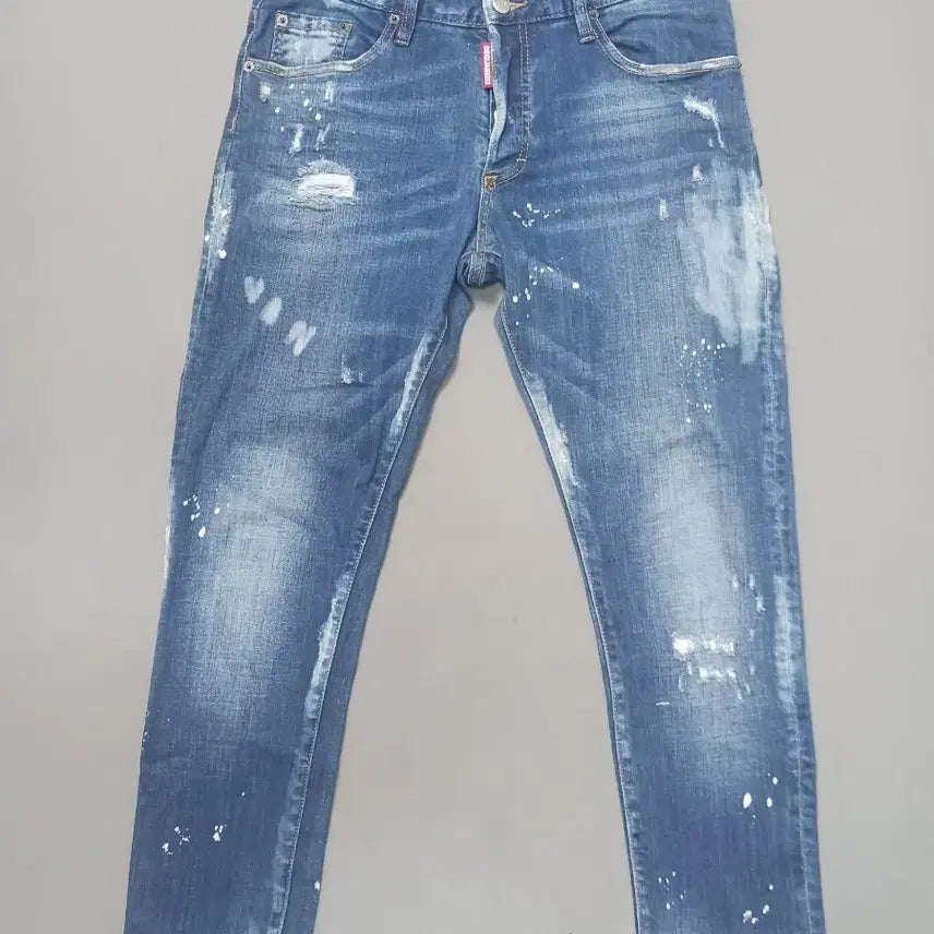 [BUNJANG] Dsquared2 White Paint Spot Skater Jeans 32 / [32] 디스퀘어드2 화이트페인트 스팟 스케이터진 청바지
