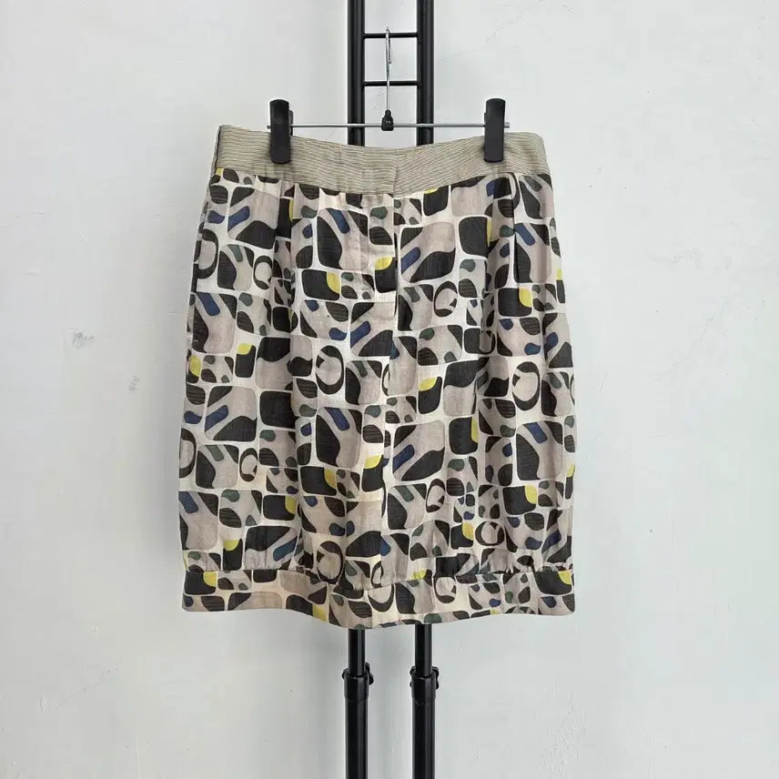 [BUNJANG] S'Max Mara Cotton Blend Printed Skirt / 정품 에스 막스마라 S'Max Mara 코튼 스커트