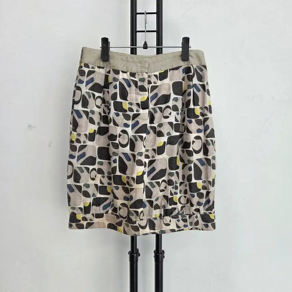 [BUNJANG] S'Max Mara Cotton Blend Printed Skirt / 정품 에스 막스마라 S'Max Mara 코튼 스커트