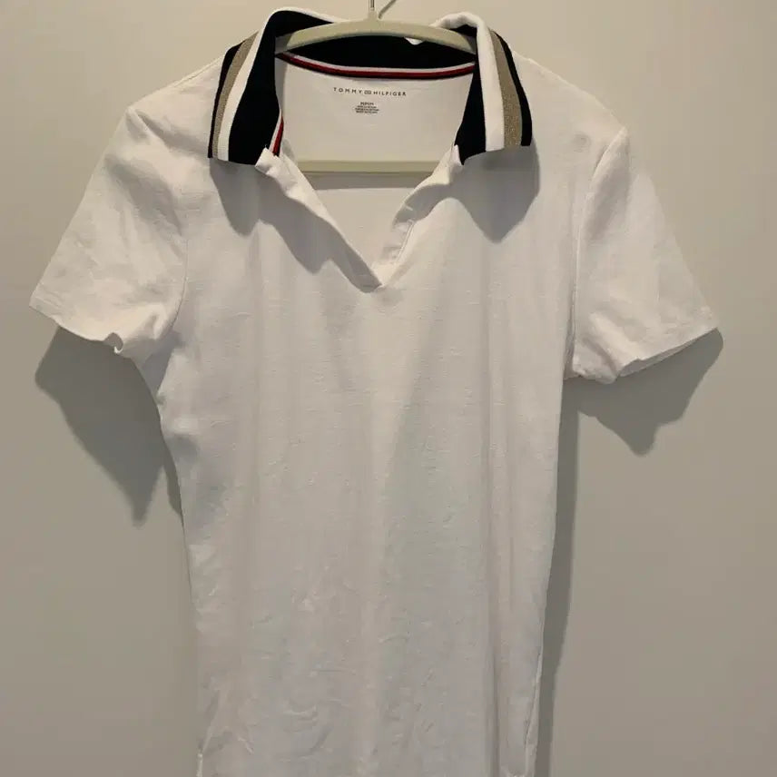 [BUNJANG] Tommy Hilfiger Women's Color Block Polo Shirt M / 여성 타미힐피거 칼라티 M